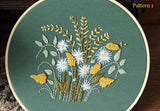 Embroidery Kit For Beginner| Modern Embroidery Kit with Pattern| Embroidery Hoop Plants |Craft Materials Included | Full DIY KIT Dandelion