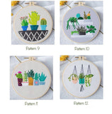 Embroidery Kit For Beginner | Modern Embroidery Kit with Pattern | Flowers Embroidery Full Kit with Needlepoint Hoop| DIY Craft Kit