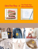 Embroidery Kit For Beginner | Modern Embroidery Kit with Pattern | Flowers Embroidery Full Kit with Needlepoint Hoop| DIY Craft Kit