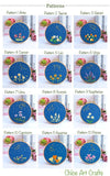 12 Horoscopes Zodiac Embroidery Kit For Beginner|Modern Embroidery Kit with Pattern Flowers Embroidery Full Kit with Wood Hoop DIY Craft Kit