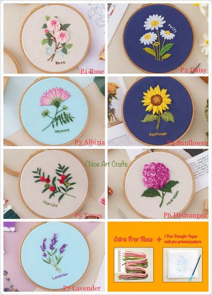 Easy Embroidery Kit Beginnerchristmas Gifts Embroidery -   Diy embroidery  kit, Embroidery hoop wall art, Beginner embroidery kit